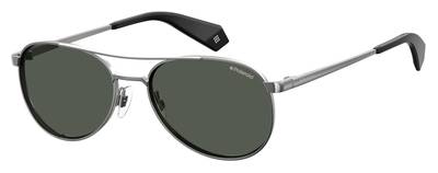  Pld 6070/S/X Oval Modified Sunglasses 06LB-Ruthenium (Back Order 2 weeks)