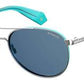  Pld 6070/S/X Oval Modified Sunglasses 0XJY-Azure Palladium