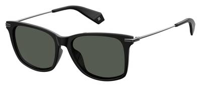  Pld 6078/F/S Rectangular Sunglasses 0807-Black