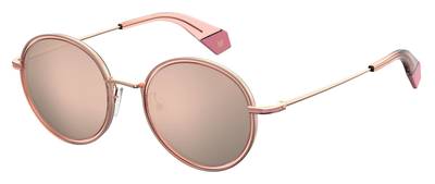 Pld 6079/F/S Oval Modified Sunglasses 035J-Pink