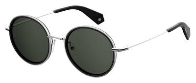  Pld 6079/F/S Oval Modified Sunglasses 0807-Black