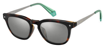  Pld 6080/G/CS Square Sunglasses 045Z-Havana Silver
