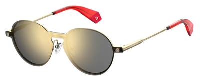  Pld 6082/G/CS Oval Modified Sunglasses 0J5G-Gold