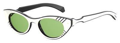  Pld 6084/S Cat Eye/Butterfly Sunglasses 00XR-Ivory Bklea (Back Order 2 weeks)