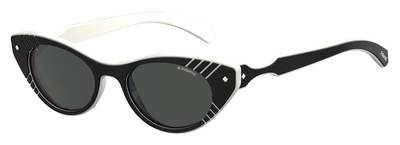  Pld 6084/S Cat Eye/Butterfly Sunglasses 09HT-Black Ivory (Back Order 2 weeks)