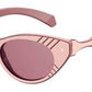  Pld 6084/S Cat Eye/Butterfly Sunglasses 0NXA-Pink Burgundy (Back Order 2 weeks)