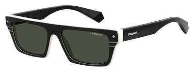 Pld 6085/S/X Rectangular Sunglasses 09HT-Black Ivory (Back Order 2 weeks)