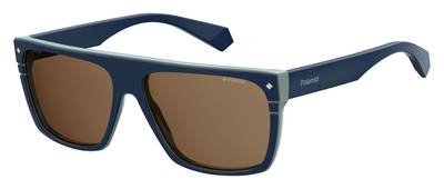  Pld 6086/S/X Square Sunglasses 0ZX9-Blue Azure (Back Order 2 weeks)