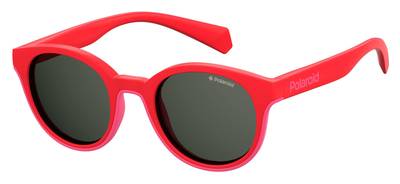  Pld 8036/S Oval Modified Sunglasses 01N5-Coral (Back Order 2 weeks)