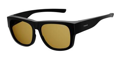  Pld 9010/S Square Sunglasses 0807-Black