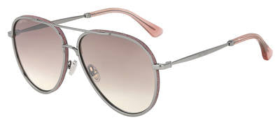 JMC Triny/S Aviator Sunglasses 0AVB-Silver Pink