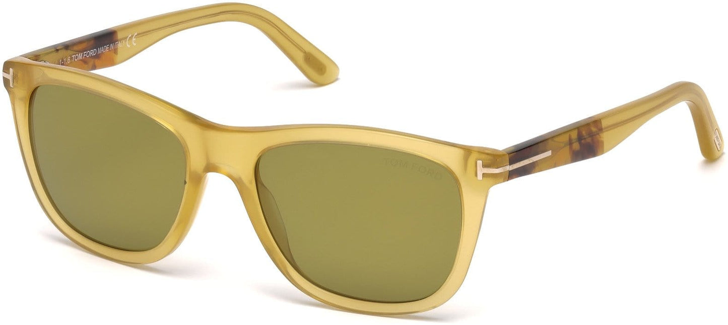 Tom Ford FT0500 Andrew Geometric Sunglasses 41N-41N - Yellow/other / Green