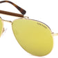 Tom Ford FT0536 Sean Aviator Sunglasses 28G-28G - Shiny Rose Gold / Brown Mirror