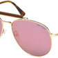 Tom Ford FT0536 Sean Aviator Sunglasses 28Z-28Z - Shiny Rose Gold / Gradient