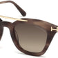 Tom Ford FT0575 Anna-02 Cat Sunglasses 55K-55K - Coloured Havana / Gradient Roviex