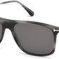 Tom Ford FT0588 Max-02 Geometric Sunglasses 20A-20A - Grey/other / Smoke