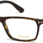 Tom Ford FT5295 Geometric Eyeglasses 052-052 - Matte Classic Havana, Shiny Classic Havana