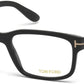 Tom Ford FT5313 Geometric Eyeglasses 002-002 - Matte Black