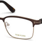 Tom Ford FT5323 Geometric Eyeglasses 048-048 - Matte Brown, Matte Bronze