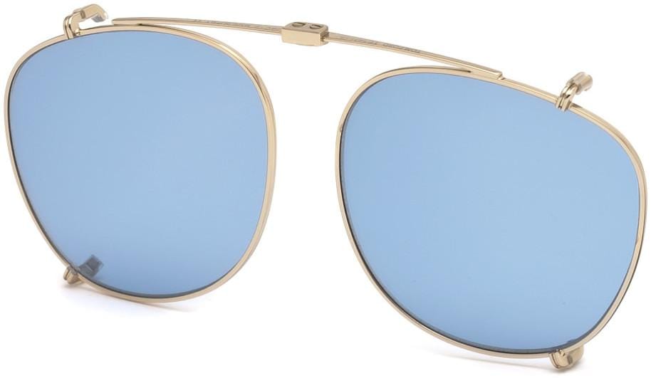 Tom Ford FT5401-CL Sunglasses 28V-28V - Shiny Rose Gold / Blue