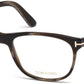 Tom Ford FT5431 Geometric Eyeglasses 062-062 - Brown Horn