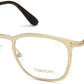 Tom Ford FT5464 Geometric Eyeglasses 028-028 - Shiny Rose Gold