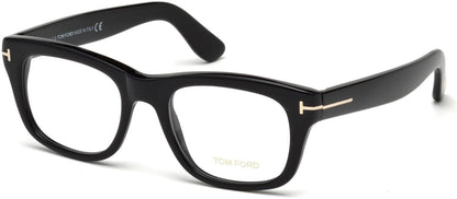Tom Ford FT5472 Geometric Eyeglasses 001-001 - Shiny Black