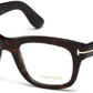 Tom Ford FT5472 Geometric Eyeglasses 052-052 - Dark Havana - Back Order until  (09-25-2019)