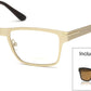 Tom Ford FT5475 Geometric Eyeglasses 32E-32E - Gold / Brown