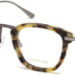 Tom Ford FT5496 Geometric Eyeglasses 056-056 - Havana/other