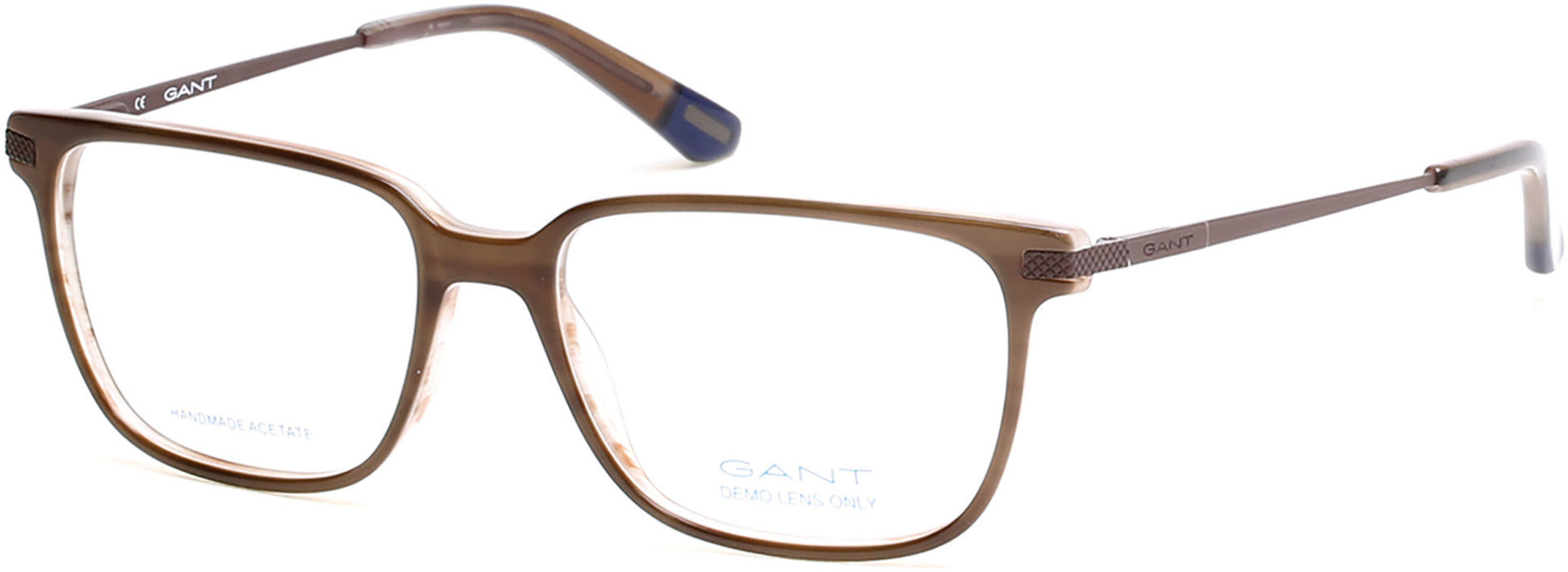 Gant GA3112 Square Eyeglasses 045-045 - Shiny Light Brown