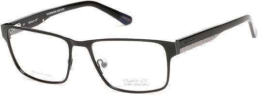Gant GA3121 Geometric Eyeglasses 002-002 - Matte Black