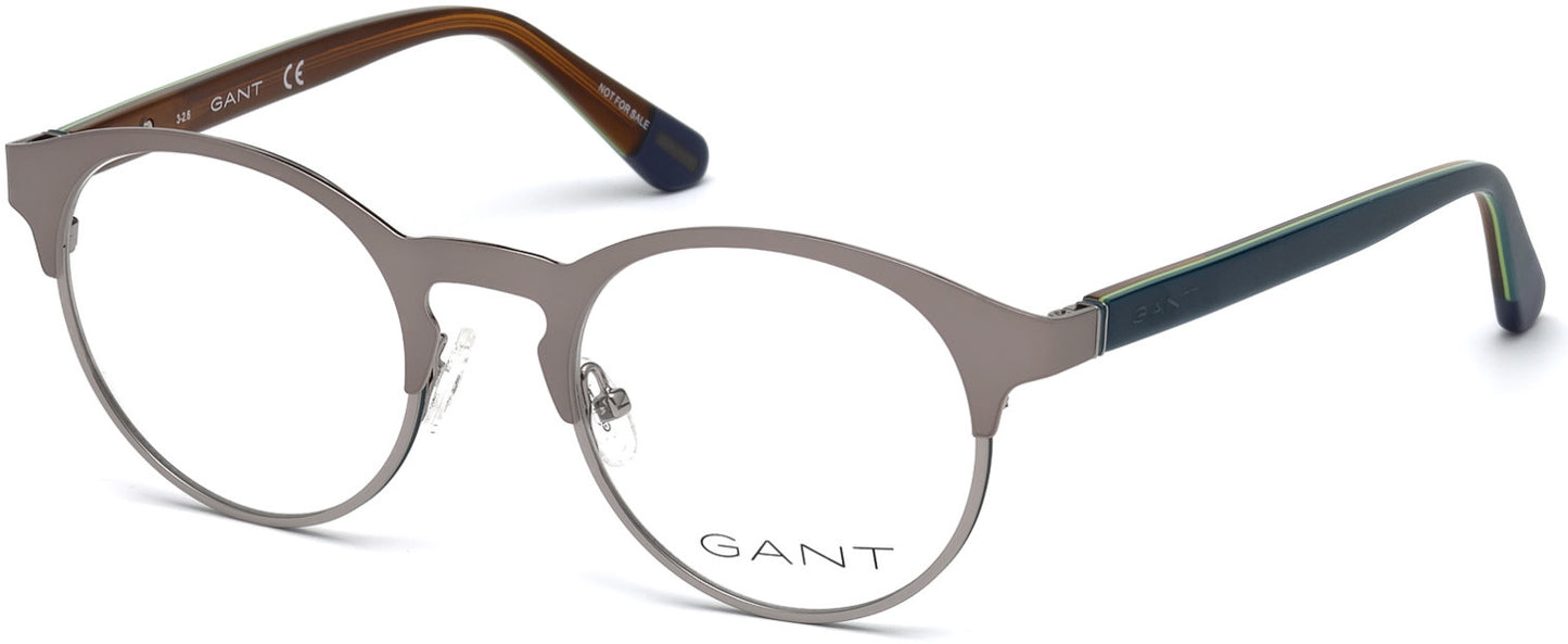 Gant GA3138 Round Eyeglasses 009-009 - Matte Gunmetal