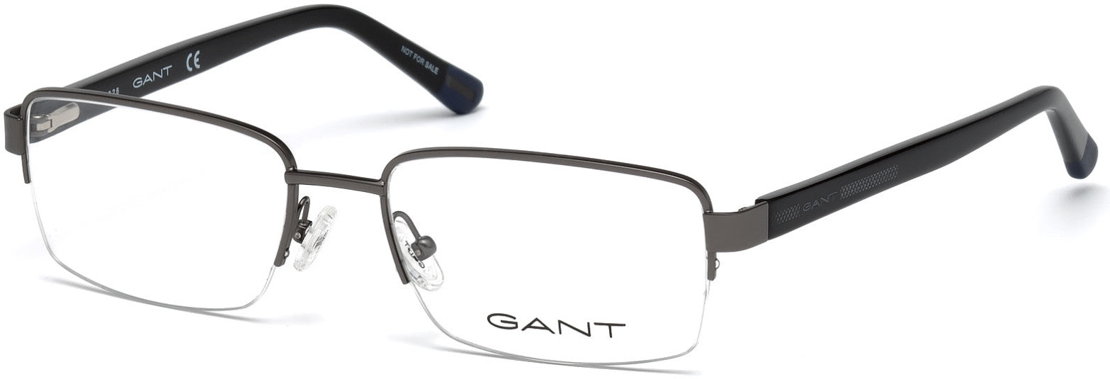 Gant GA3149 Rectangular Eyeglasses 009-009 - Matte Gunmetal