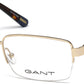 Gant GA3149 Rectangular Eyeglasses 032-032 - Pale Gold