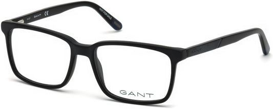Gant GA3165 Rectangular Eyeglasses 002-002 - Matte Black