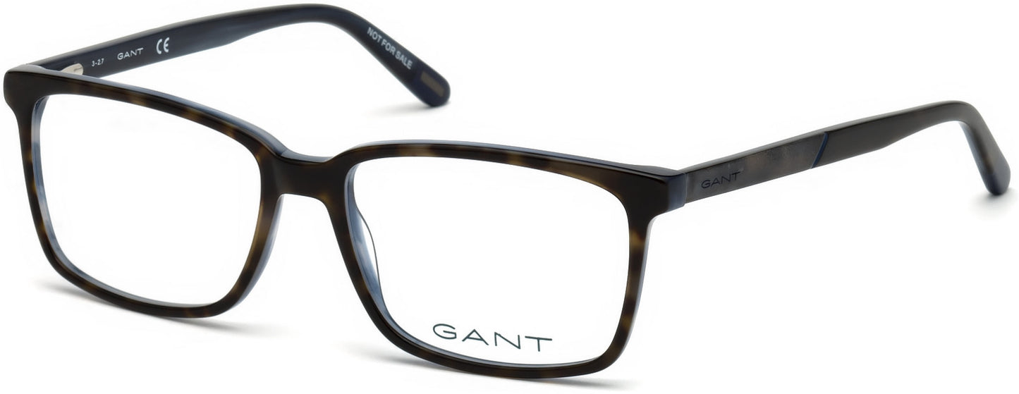 Gant GA3165 Rectangular Eyeglasses 056-056 - Havana