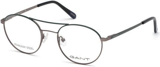 Gant GA3182 Round Eyeglasses 009-009 - Matte Gunmetal