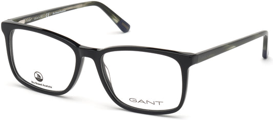 Gant GA3193 Rectangular Eyeglasses 001-001 - Shiny Black
