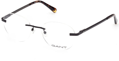Gant GA3214 Round Eyeglasses 001-001 - Shiny Black