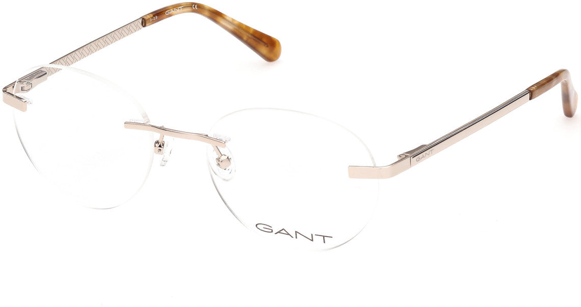 Gant GA3214 Round Eyeglasses 032-032 - Pale Gold