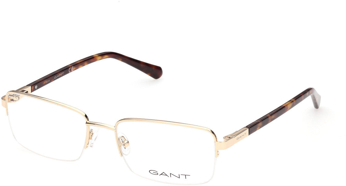 Gant GA3220 Rectangular Eyeglasses 032-032 - Pale Gold