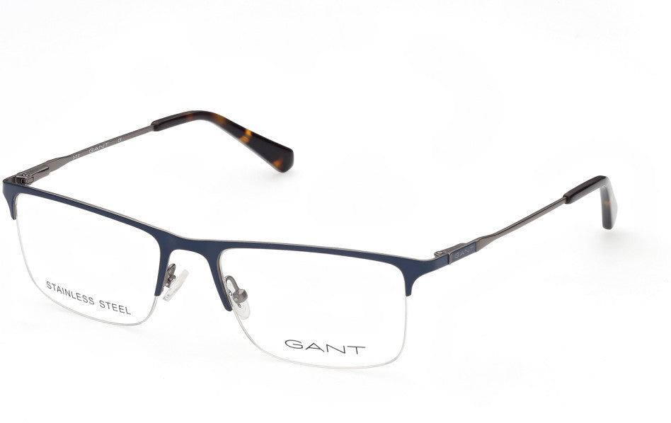 Gant GA3243 Browline Eyeglasses 091-091 - Matte Blue