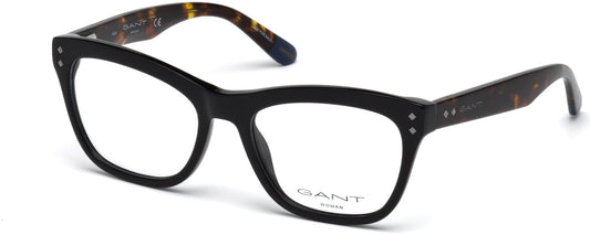 Gant GA4074 Geometric Eyeglasses 001-001 - Shiny Black