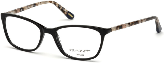 Gant GA4082 Rectangular Eyeglasses 001-001 - Shiny Black