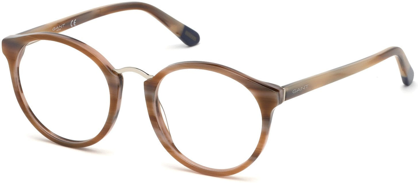 Gant GA4092 Round Eyeglasses 062-062 - Brown Horn