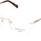 Gant GA4098 Butterfly Eyeglasses 032-032 - Pale Gold