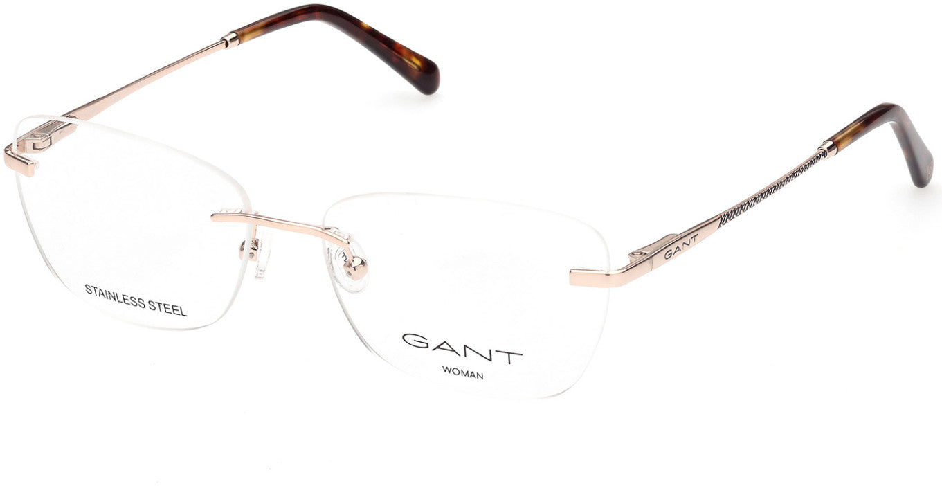 Gant GA4098 Butterfly Eyeglasses 032-032 - Pale Gold