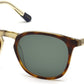 Gant GA7102 Cat Sunglasses 55N-55N - Matte Tortoise Over Yellow Front, Crystal Yellow Temples, Green Lens