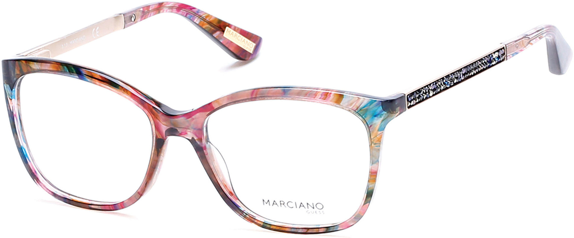 Guess By Marciano GM0281 Square Eyeglasses 083-083 - Violet
